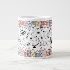 Zurück zur Schule Jumbo-Tasse