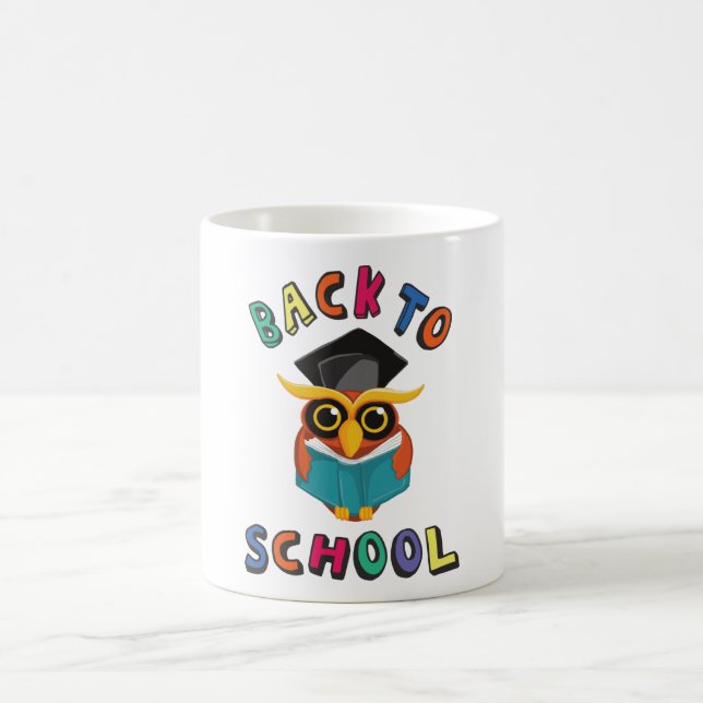 Zurück zur Schule Kaffeetasse (Mittel)