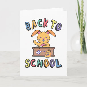 Zurück zur Schule Karte