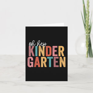 Zurück zur Schule Kinder Schüler Lehrer Oh Hey Kin Karte