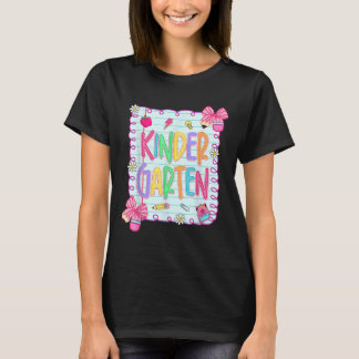 Zurück zur Schule Kindergarten Coquette Bleistift T-Shirt