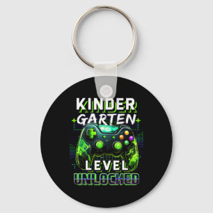 Zurück zur Schule Kindergarten Junge Gamer Erster Schlüsselanhänger