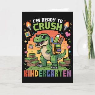 Zurück zur Schule Kindergarten Jungen Ich bin bere Karte