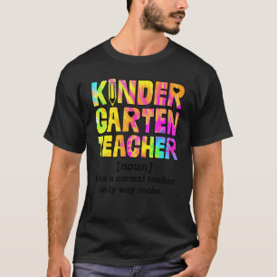 Zurück zur Schule Kindergarten-Lehrer-Definition K T-Shirt