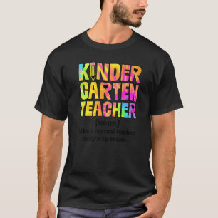 Zurück zur Schule Kindergarten Lehrer Definition T-Shirt