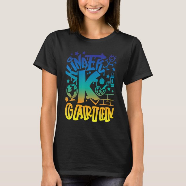 Zurück zur Schule Kindergarten Team Lehrer Boys Gr T-Shirt (Vorderseite)