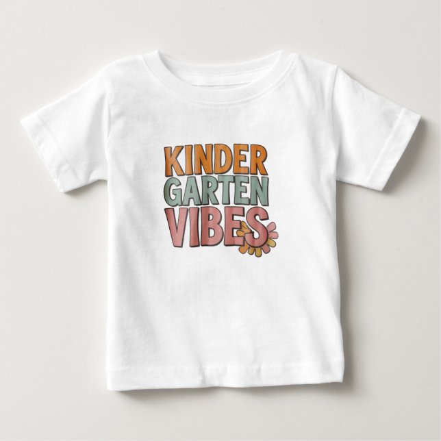 Zurück zur Schule Kindergarten vor dem ersten Schu Baby T-shirt (Vorderseite)