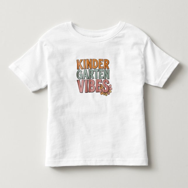 Zurück zur Schule Kindergarten vor dem ersten Schu Kleinkind T-shirt (Vorderseite)