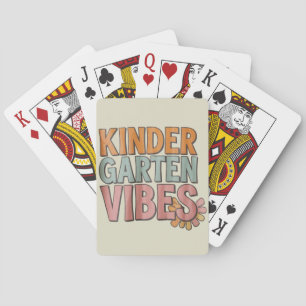 Zurück zur Schule Kindergarten Vorschule Erste Kla Spielkarten
