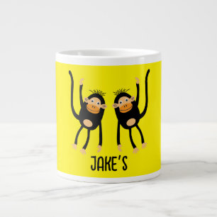 Zurück zur Schule Kleiner Affe Jumbo-Tasse