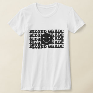 Zurück zur Schule Lehrer der zweiten Klasse T-Shirt