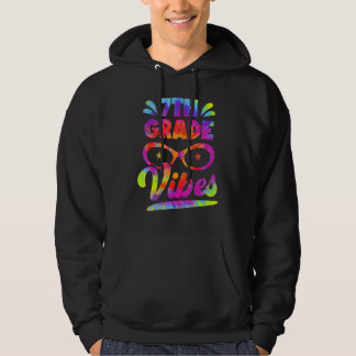 Zurück zur Schule Lehrer Schüler 7. Klasse Vibes Hoodie