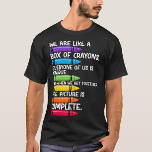 Zurück zur Schule Lehrer Wir sind wie eine Schacht T-Shirt
