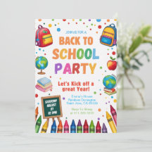 Zurück zur Schule Lustige Klassenzimmerparty