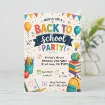 Zurück zur Schule Lustige Klassenzimmerparty