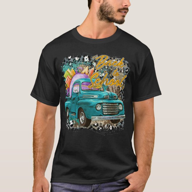 Zurück zur Schule lustige Schweine Geschenke chakr T-Shirt (Vorderseite)