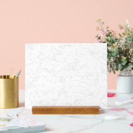 Zurück zur Schule Minimalistischer Stil Acrylschild