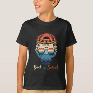 Zurück zur Schule mit dem Thema Schimpanse im Somm T-Shirt