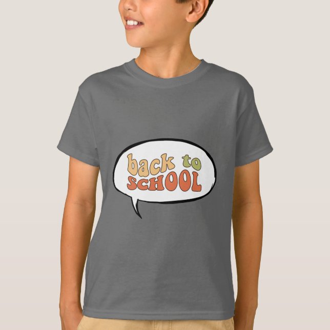 Zurück zur Schule mit einer Animation-Drehung T-Shirt (Vorderseite)
