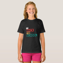 Zurück zur Schule mit klassischer und eleganter To T-Shirt