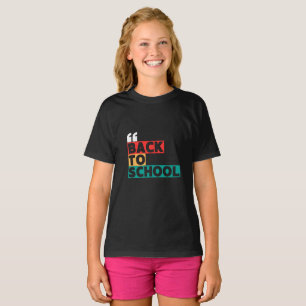 Zurück zur Schule mit klassischer und eleganter To T-Shirt