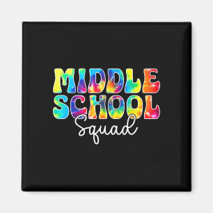 Zurück zur Schule Mittelschul-Squad-Team-Lehrer Magnet