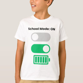 Zurück zur Schule Mode AN Lustiges Kinder T-Shirt