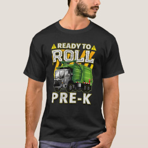 Zurück zur Schule Müllwagen bereit zum Rollen vor T-Shirt