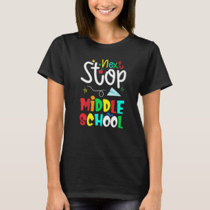 Zurück zur Schule Nächste Mittelschule Hallo Middl T-Shirt