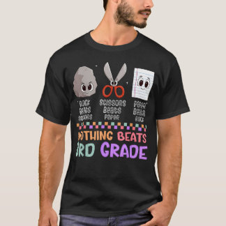 Zurück zur Schule Nichts schlägt die dritte 3. Kla T-Shirt