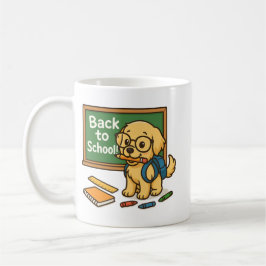 Zurück zur Schule - Niedlicher Goldener Rückzug Kaffeetasse