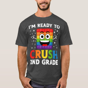 Zurück zur Schule Niedlicher Pop der zweiten Klass T-Shirt