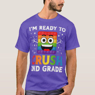 Zurück zur Schule Niedlicher Pop der zweiten Klass T-Shirt
