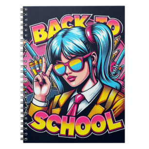 Zurück zur Schule Notizblock