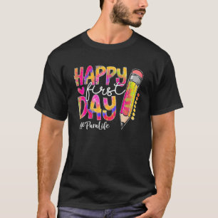 Zurück zur Schule Para Life Bleistift Gefärbte Kra T-Shirt