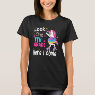 Zurück zur Schule Pass auf, 7. Klasse, ich komme E T-Shirt