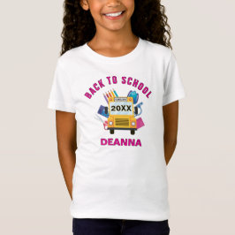 Zurück zur Schule - Personalisierte Kinderbetreuun T-Shirt