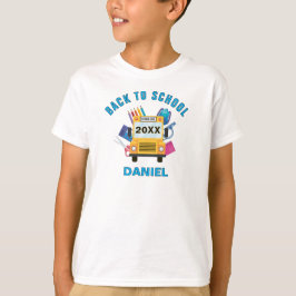 Zurück zur Schule - Personalisierte Kinderbetreuun T-Shirt