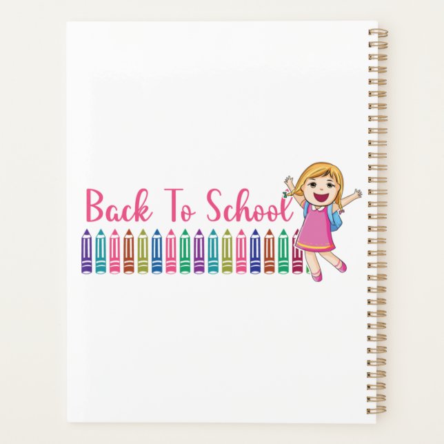 zurück zur Schule Planer (Rückseite)