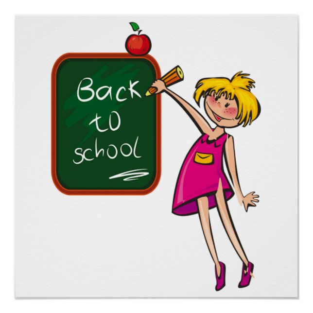 ZURÜCK ZUR SCHULE POSTER (Vorderseite)