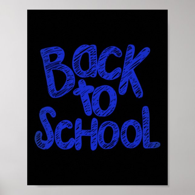Zurück zur Schule Poster (Vorne)
