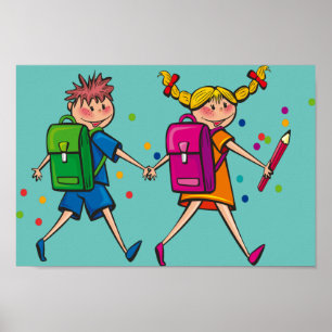 Zurück zur Schule Poster