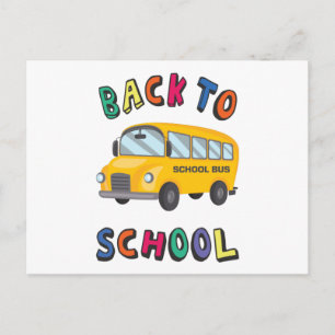 Zurück zur Schule Postkarte