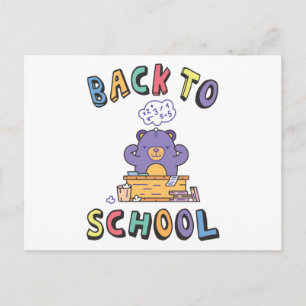 Zurück zur Schule Postkarte
