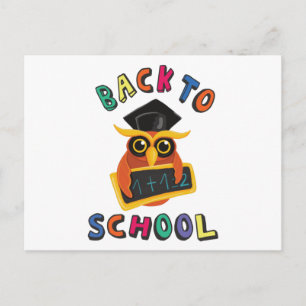 Zurück zur Schule Postkarte