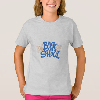 Zurück zur Schule Retro Blaue Kinder T-Shirt