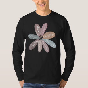 Zurück zur Schule Retro Farbige Gänseblümchen Best T-Shirt