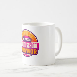 Zurück zur Schule Retro Schulbus Tasse