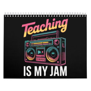 Zurück zur Schule Retro-Unterrichten ist mein Ding Kalender