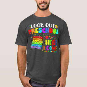 Zurück zur Schule Schau mal in der Vorschule, hier T-Shirt